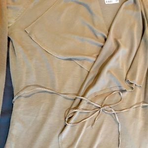 H&M Light Brown Wrap Cardigan